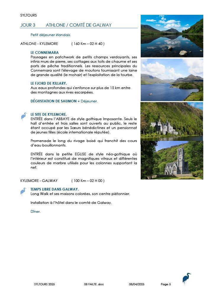 Voyage : Circuit 8 jours en Irlande