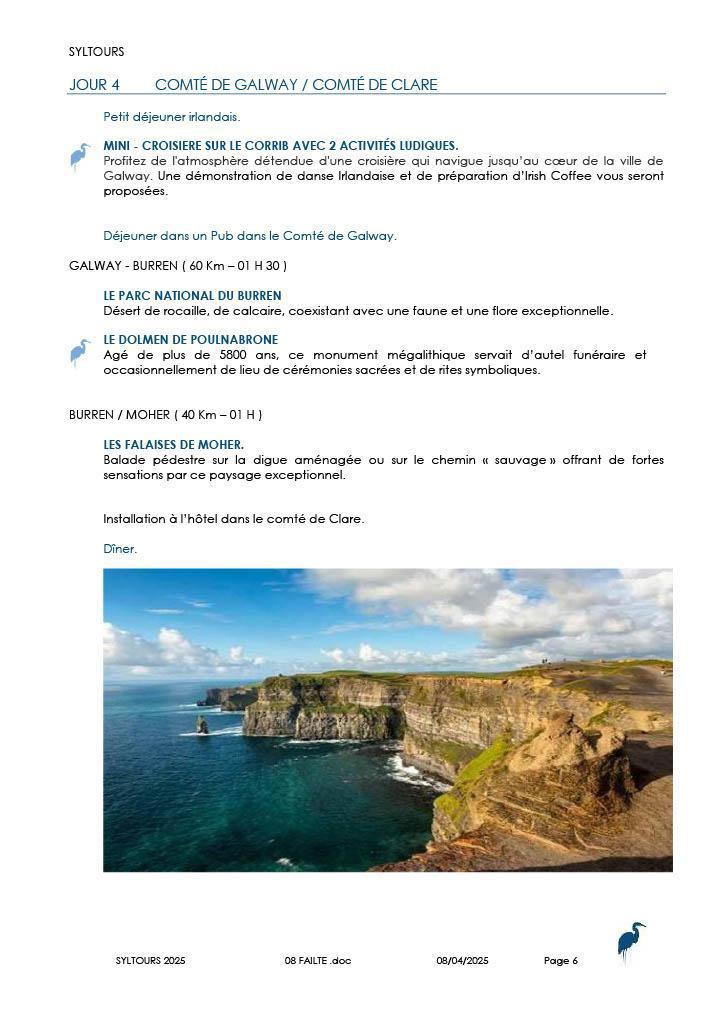 Voyage : Circuit 8 jours en Irlande