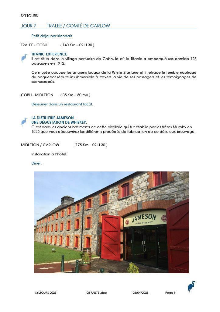 Voyage : Circuit 8 jours en Irlande