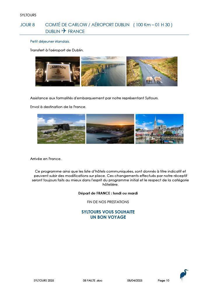 Voyage : Circuit 8 jours en Irlande