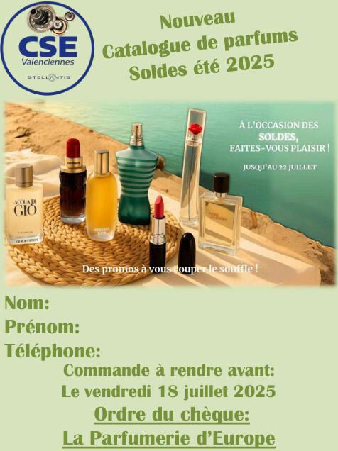Parfums Soldes ETE 2025