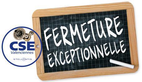 Fermeture du magasin CSE Jeudi 17 juillet et vendredi 18 juillet 2025