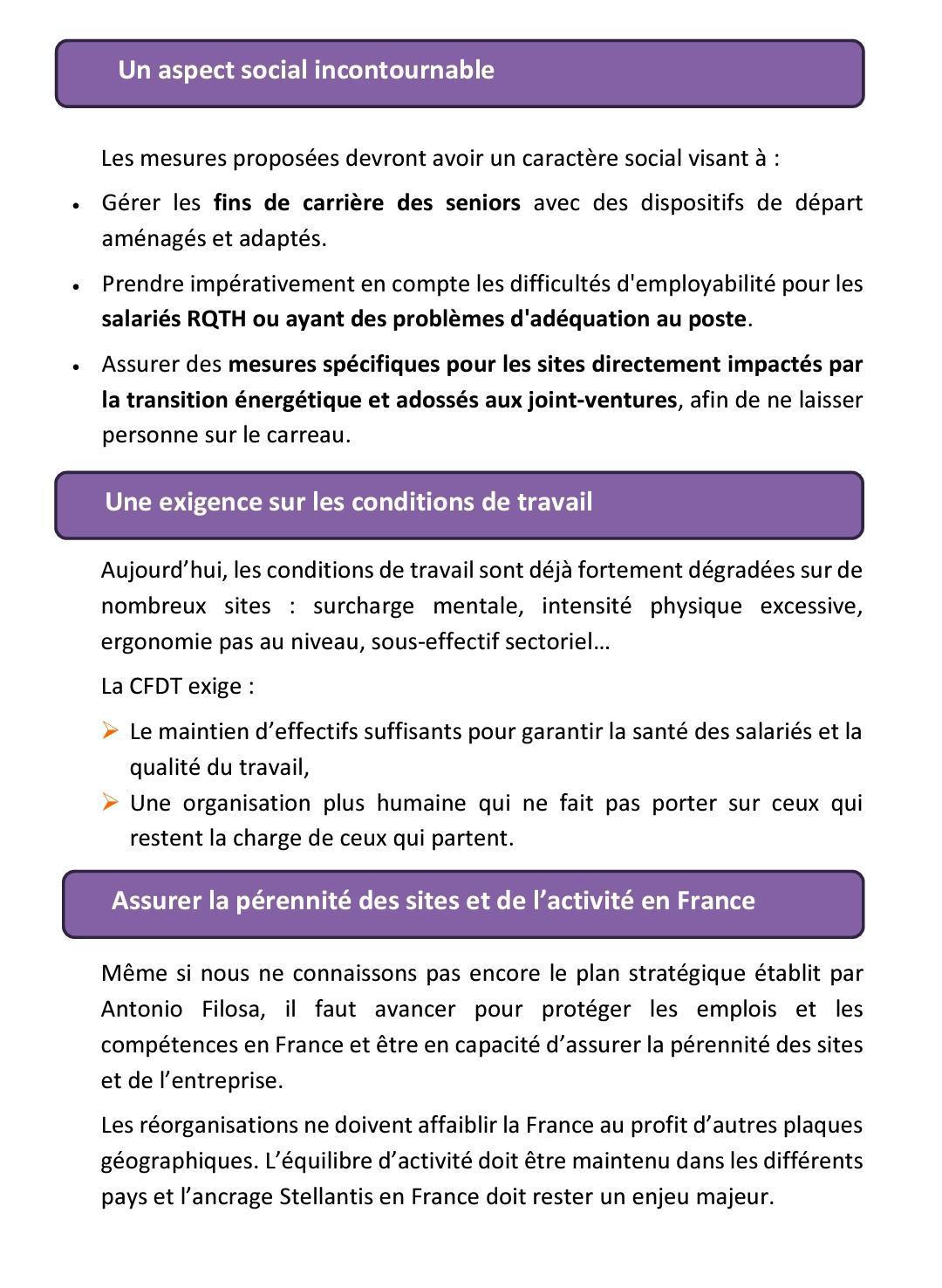 Réunion sur les négociations de mise en œuvre d'une RCC