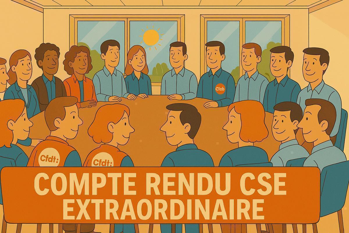 Compte rendu CSE extra du 27 août 2025 à 17h00