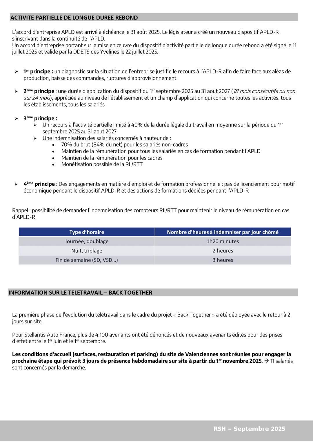 Compte Rendu CSE Extraordinaire du 02 Septembre 2025 à 9H00