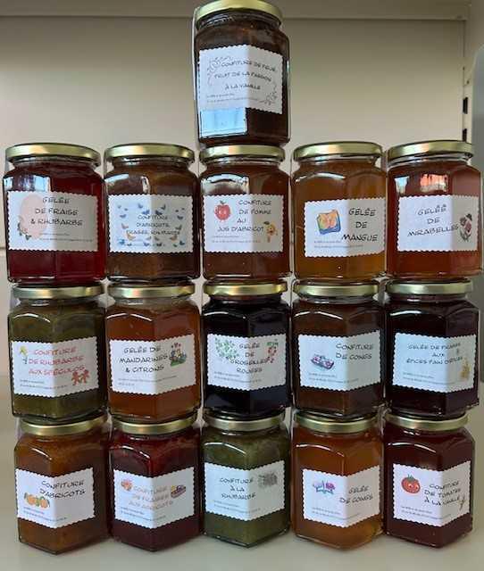 Confitures et jus de pomme Confitures et jus de pomme