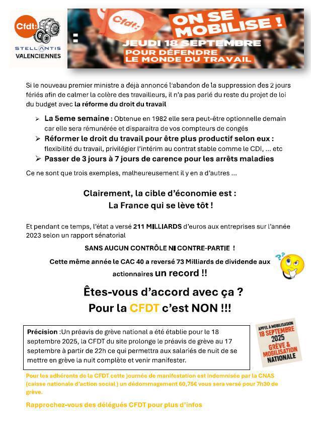 Mobilisation du 18 septembre 2025