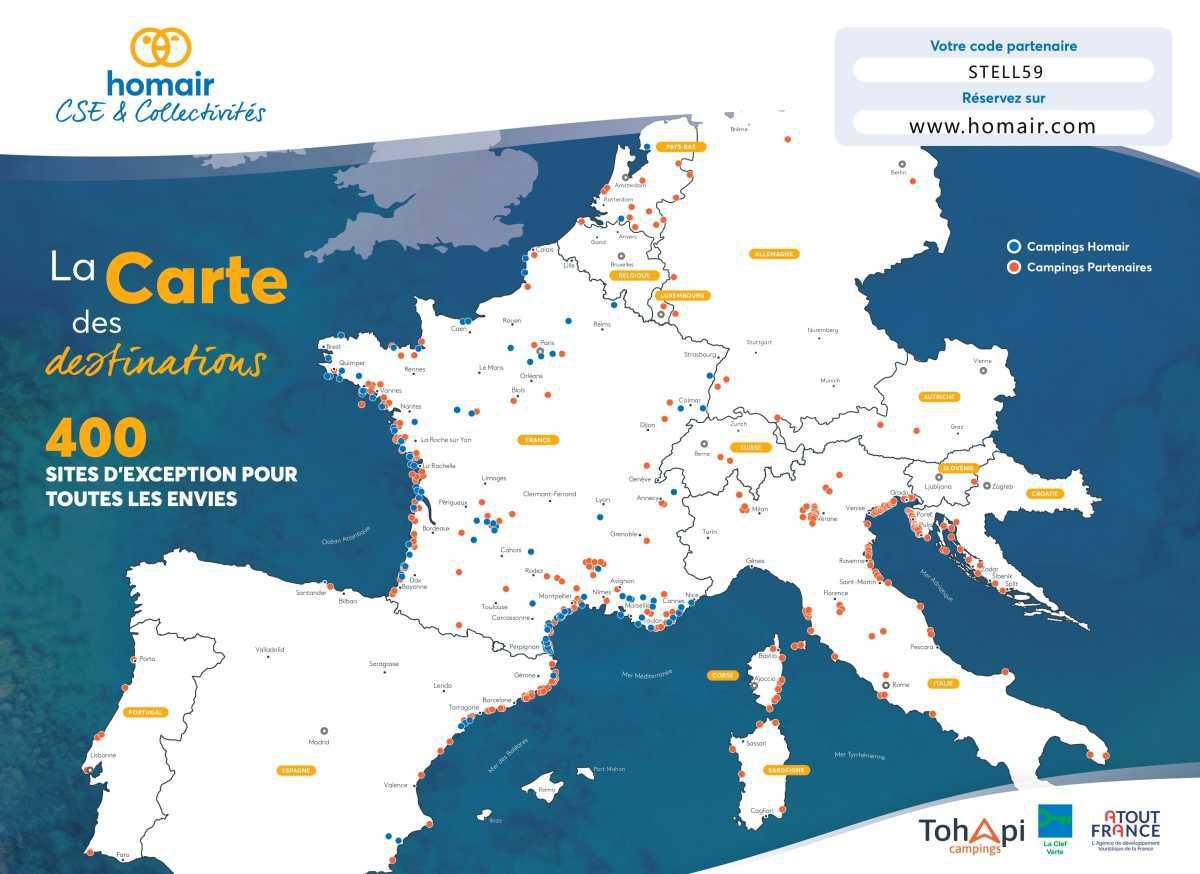 Offres campings Homair/Tohapi 2026