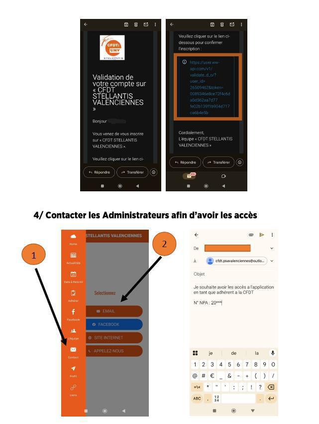 TUTO de la CFDT : créer son espace adhérent 