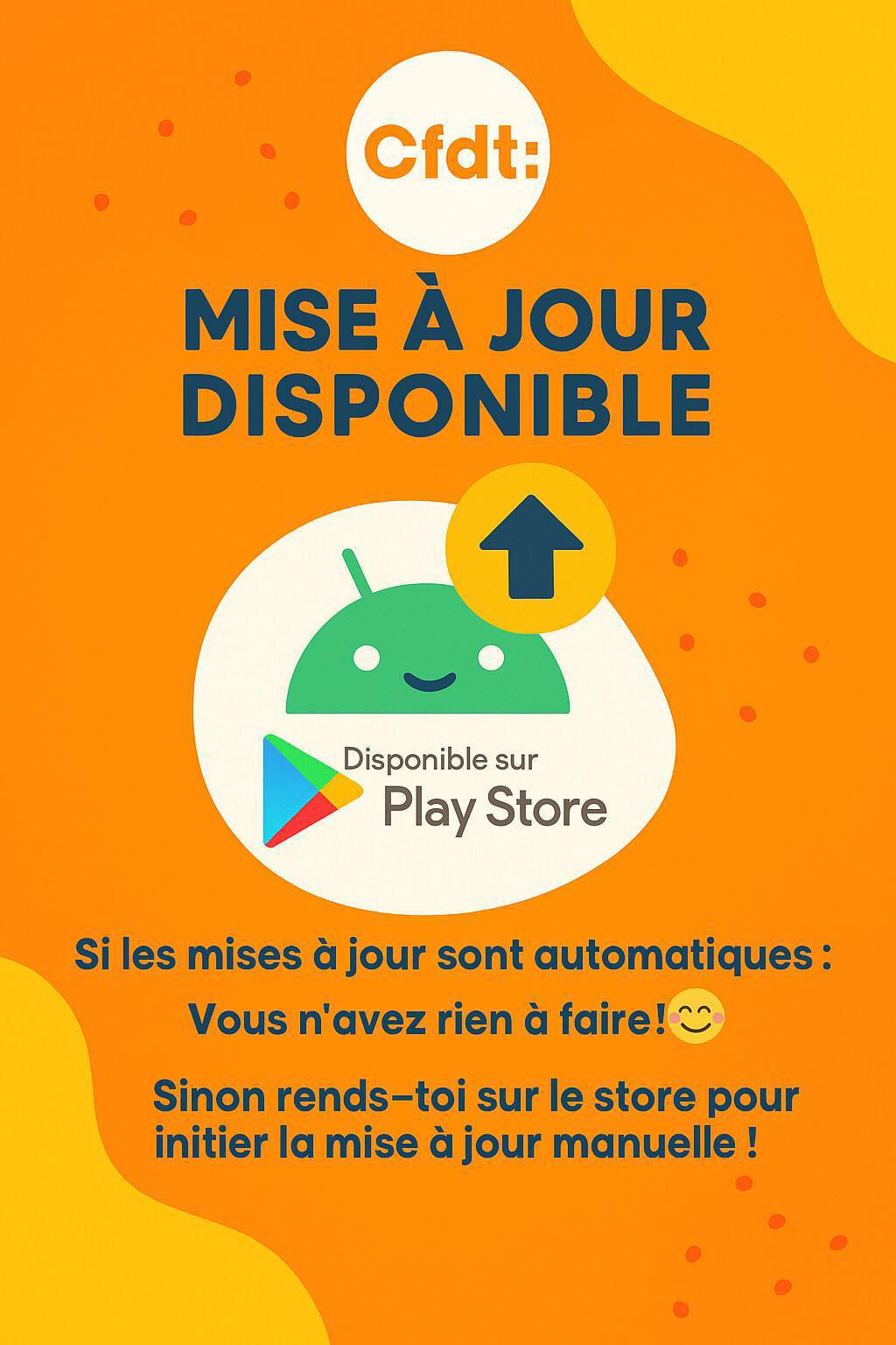 Mise à jour version ANDROID