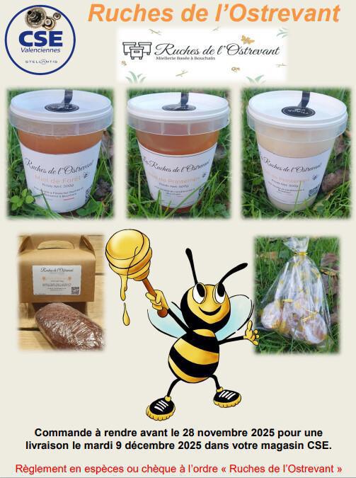 Produits pots de Miel, pain d'épices, sucettes au miel