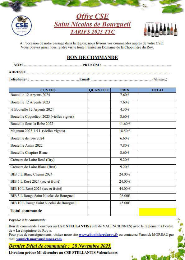 Saint Nicolas de bourgueil (à rendre avant le 28 novembre 2025)