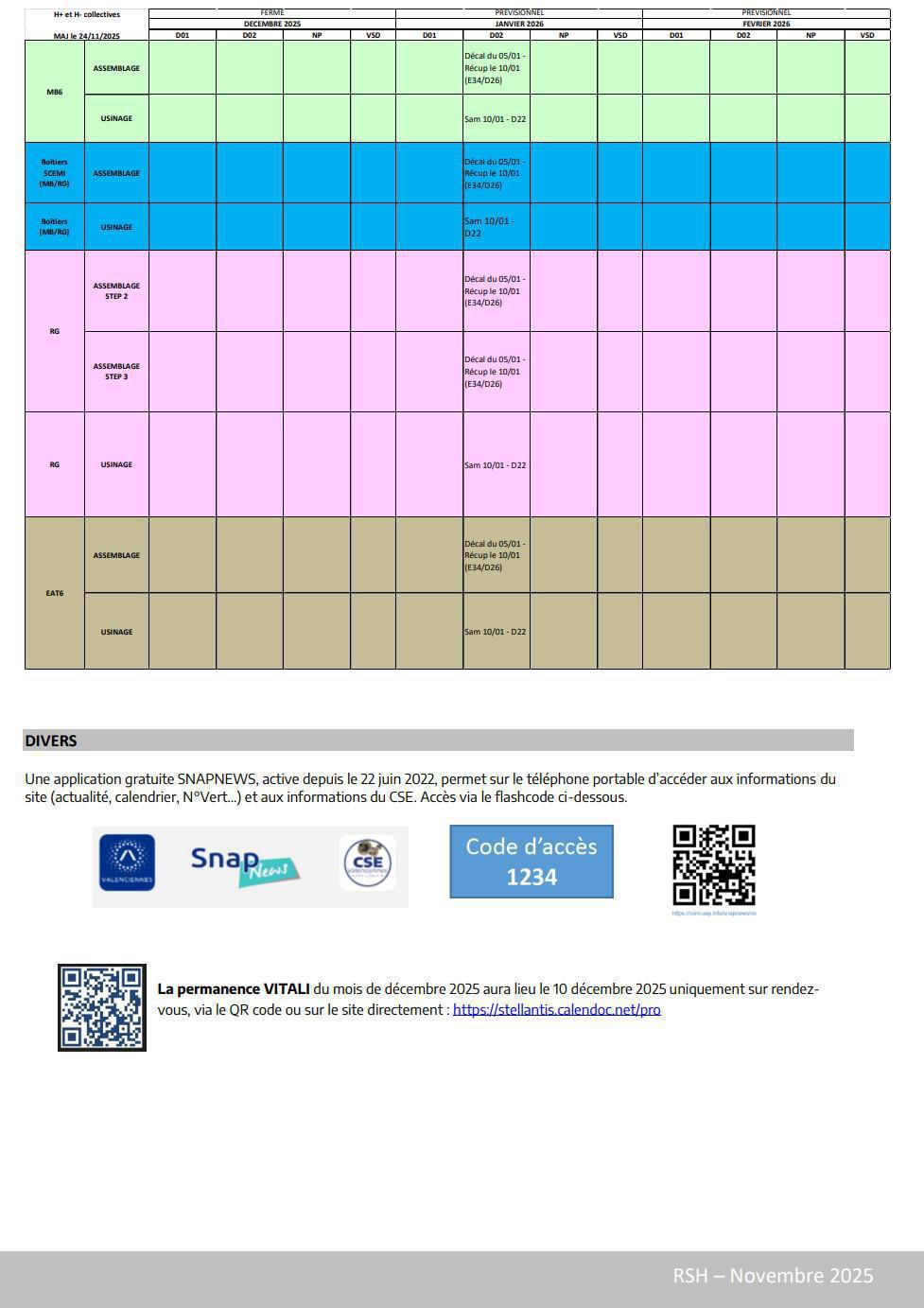 CSE Ordinaire novembre 2025