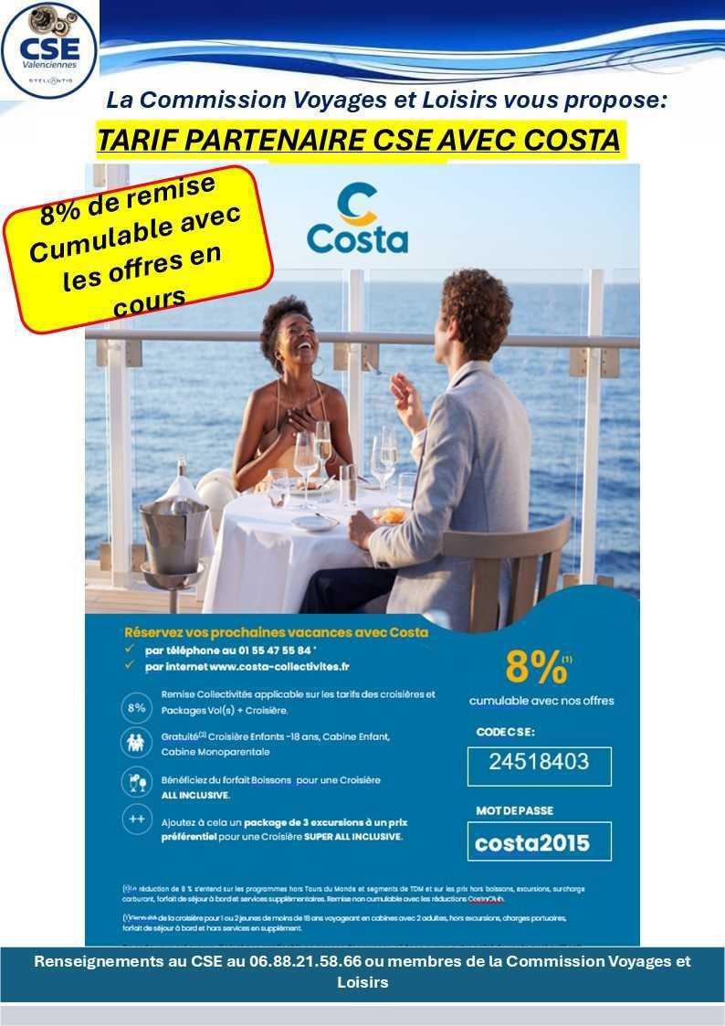 Costa croisière
