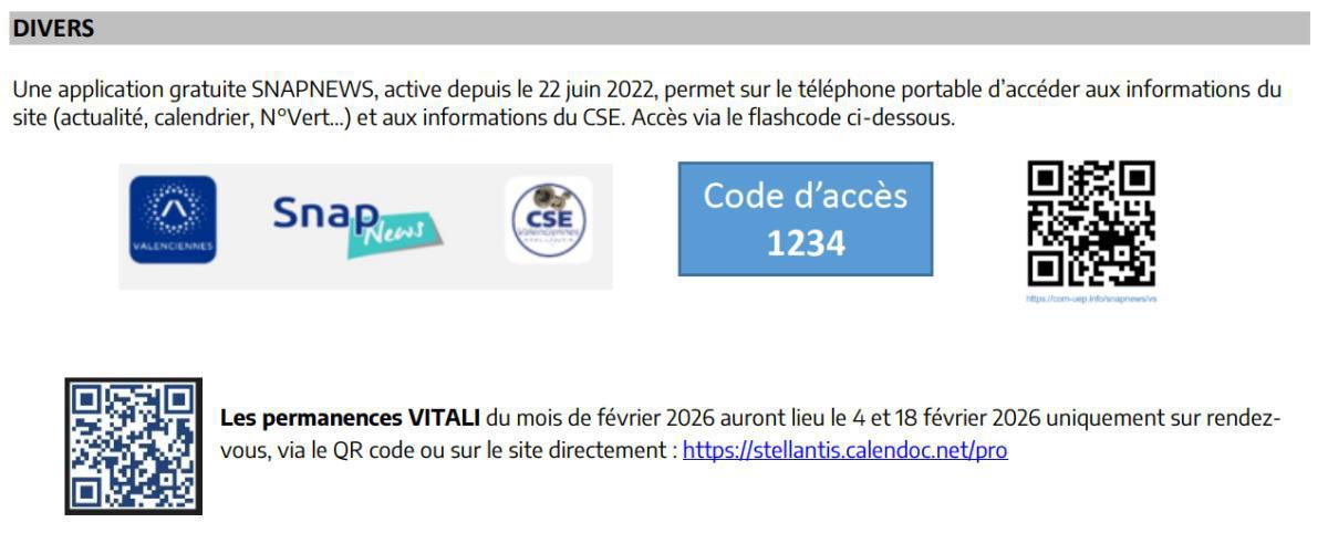 CSE Ordinaire janvier 2026