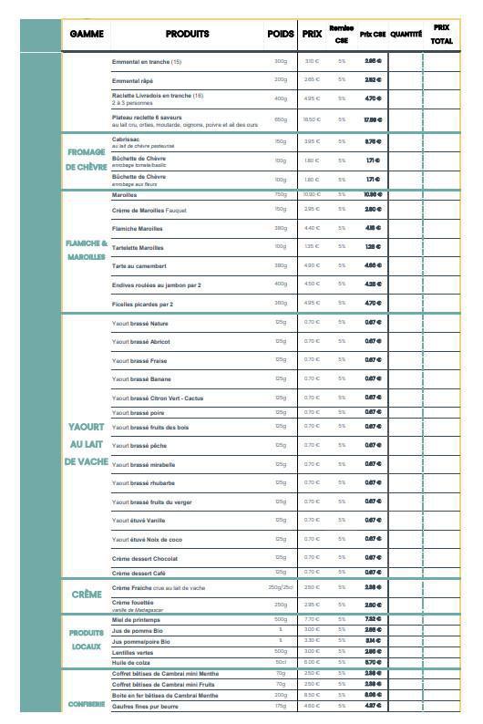 Leduc produits laitiers (à rendre avant le 16 mars 2026)