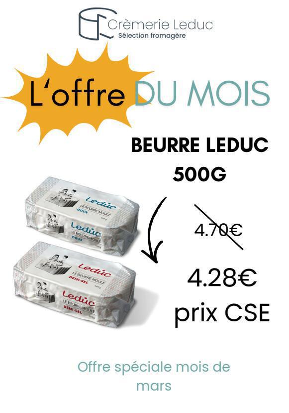 Leduc produits laitiers (à rendre avant le 16 mars 2026)