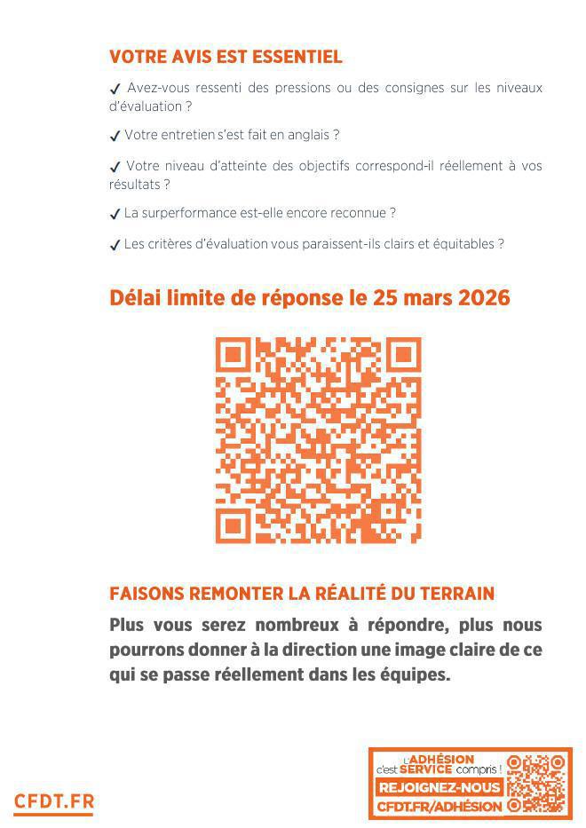 Enquête Evaluation de la Performance