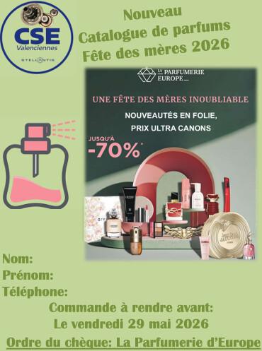 Parfums pour la fête des mères