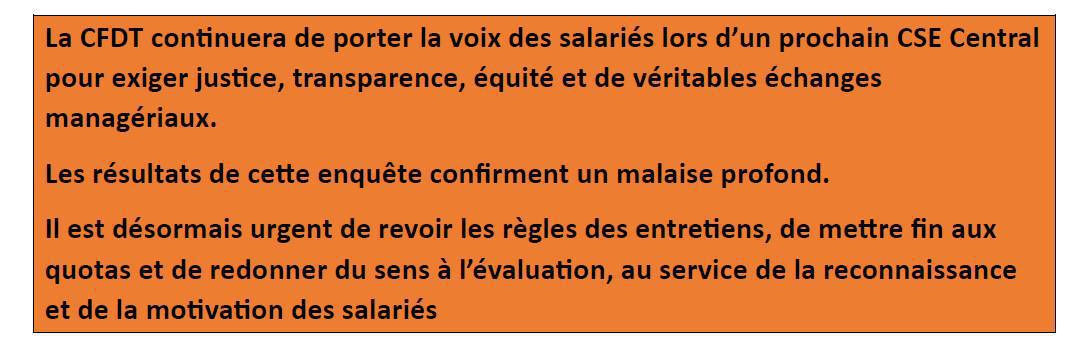 Tract : Résultat de l'enquête évaluation performance 2025
