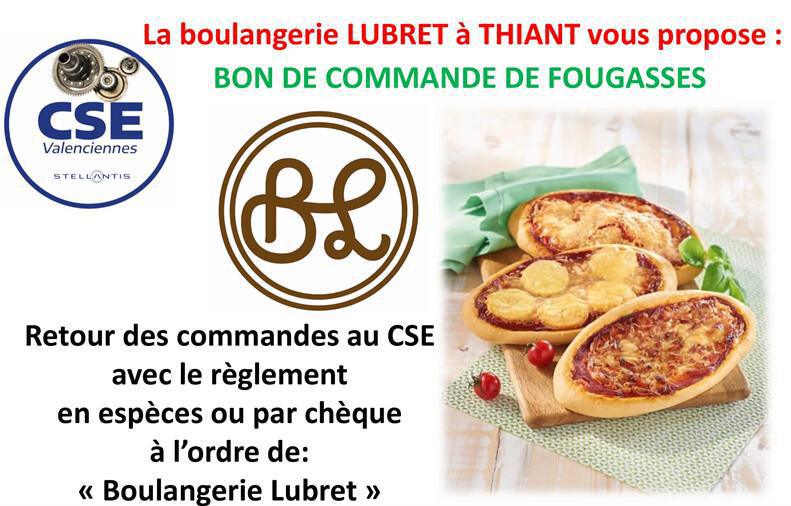 Commandes de fougasses