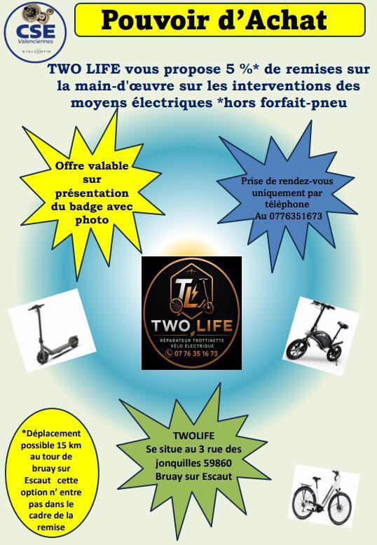 two life réparateur trotinette