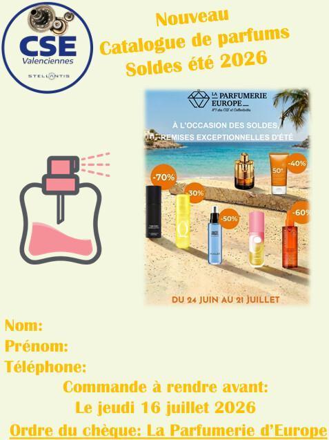 Parfums été 2026 Parfums été 2026