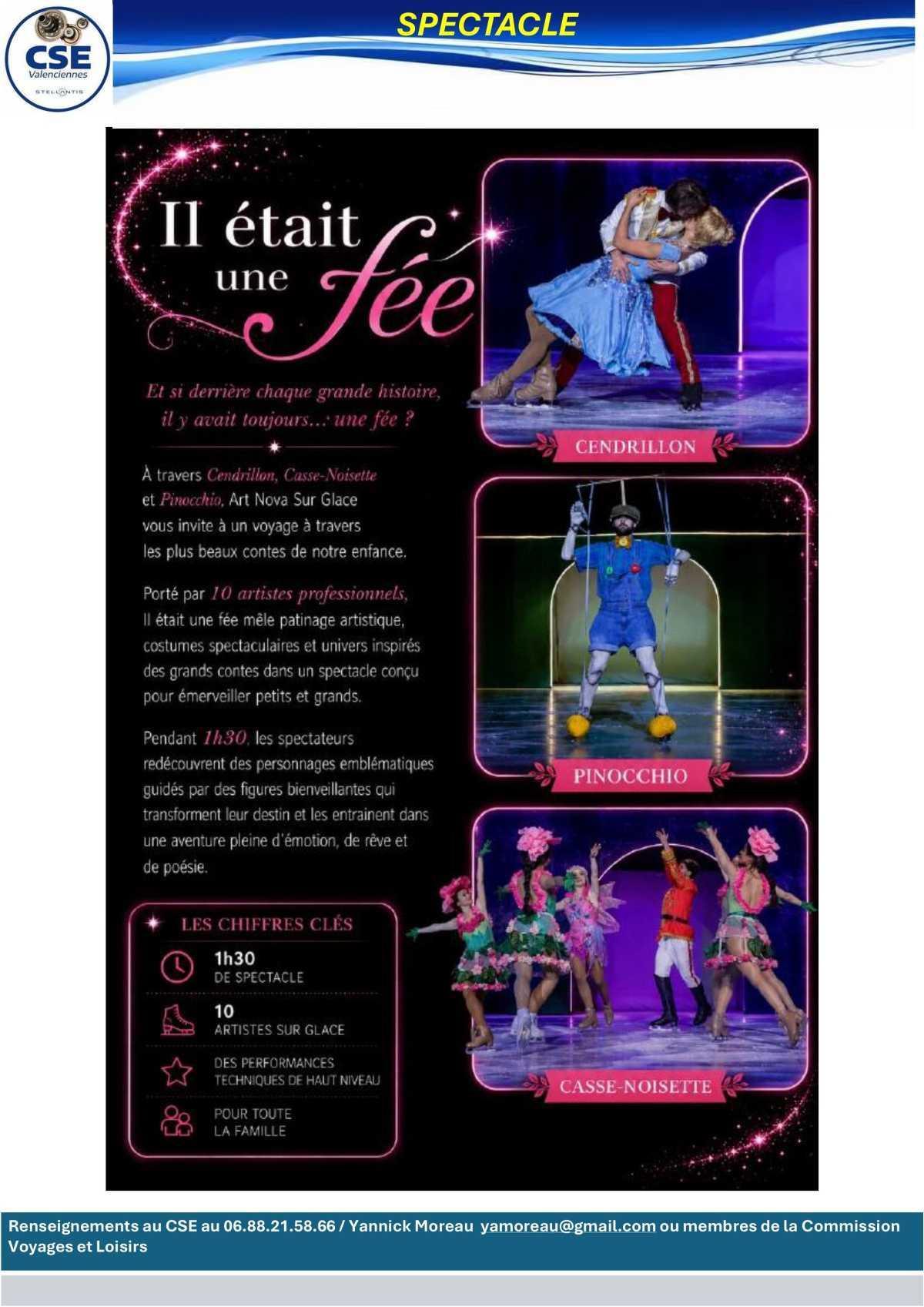 Spectacle: Il était une fée à la patinoire Valigloo