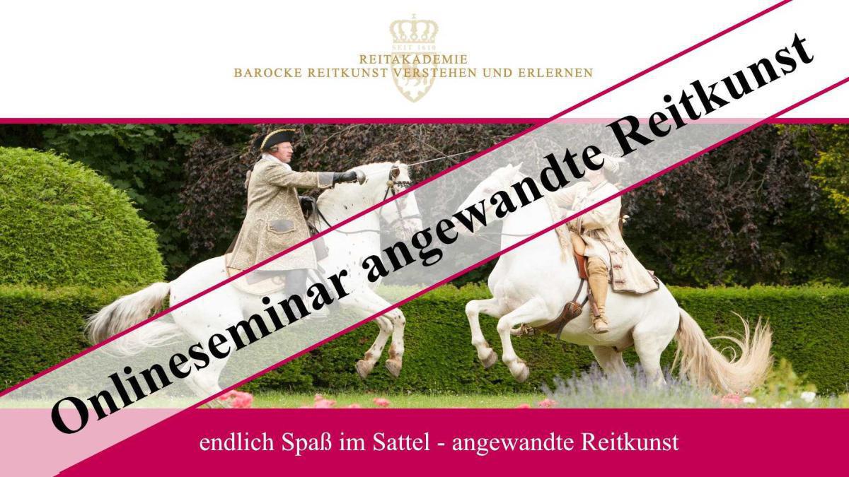 Angewandte Reitkunst endlich Spaß im Sattel (kostenloses Webinar)
