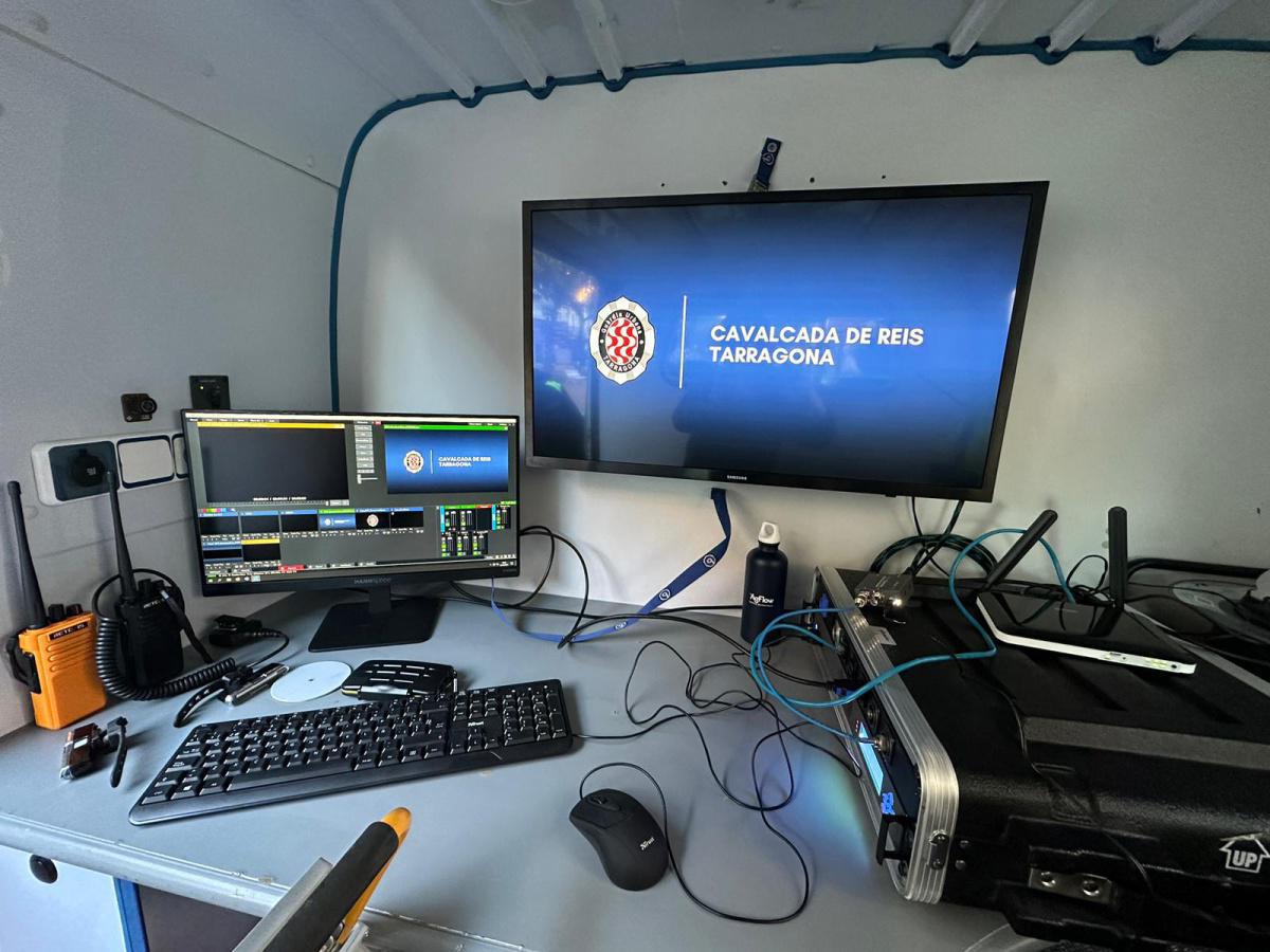 Usamos la tecnología V-Mix para controlar por aire la seguridad de la cabalgata de los Reyes Magos  Usamos la tecnología V-Mix para controlar por aire la seguridad de la cabalgata de los Reyes Magos