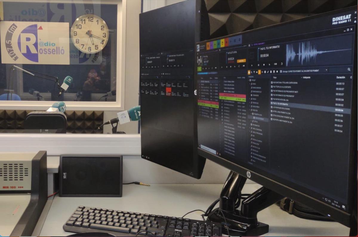 Ràdio Rosselló se pasa al Dinesat PRO Radio 11 para renovar el sistema de emisión Ràdio Rosselló se pasa al Dinesat PRO Radio 11 para renovar el sistema de emisión