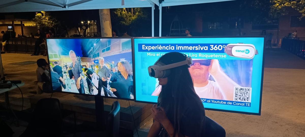 Realidad virtual y música en vivo: Roquetes se sumerge en su primer concierto 360º