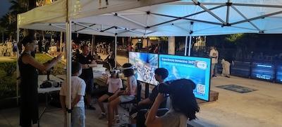 Realidad virtual y música en vivo: Roquetes se sumerge en su primer concierto 360º