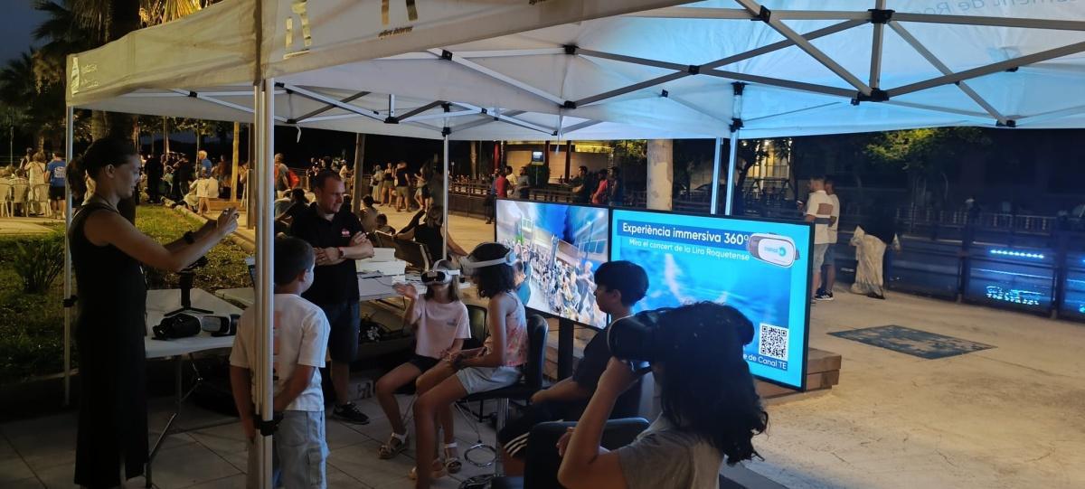 Realitat virtual i música en viu: Roquetes se submergeix en el seu primer concert 360º