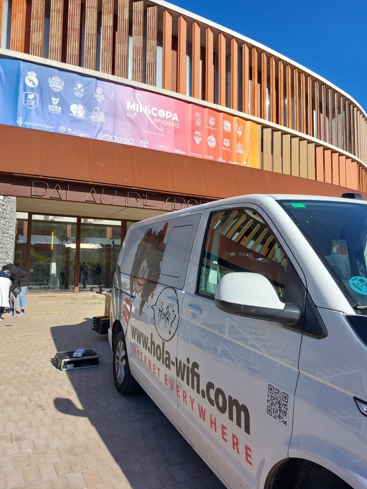 Soluciones potentes de despliegues especiales de conectividad para eventos deportivos