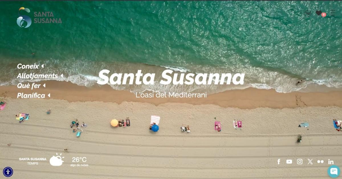 ICC Broadcast finalitza el desenvolupament dels continguts del nou web turístic de Santa Susanna