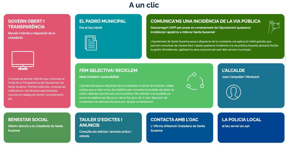 ICC Broadcast coordina y redacta la nueva página web municipal de Santa Susanna ICC Broadcast coordina y redacta la nueva página web municipal de Santa Susanna