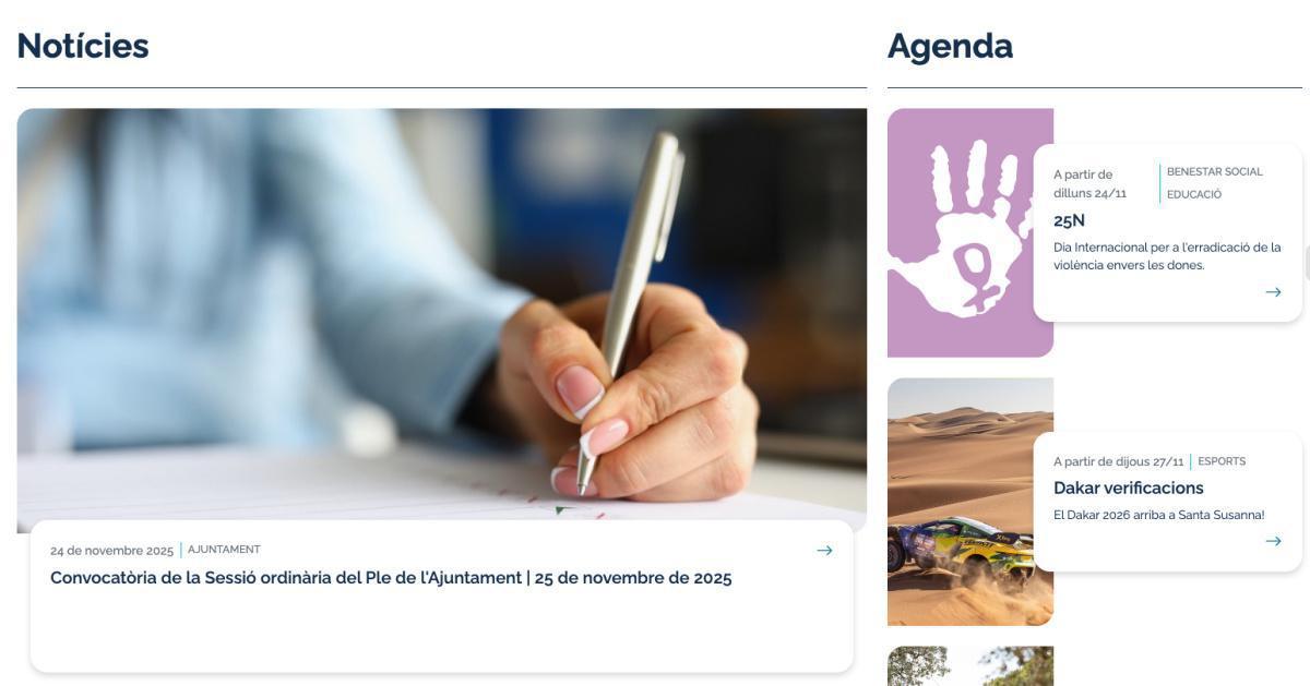 ICC Broadcast coordina i redacta el nou lloc web municipal de Santa Susanna