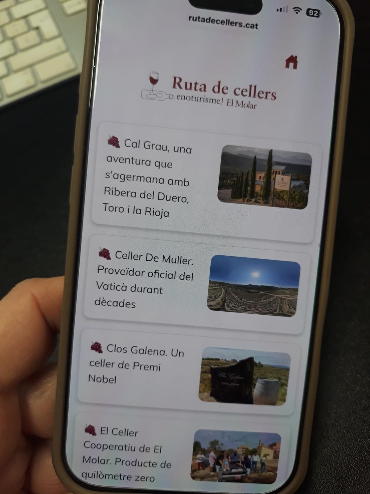 El Molar pone en valor su legado vitivinícola con la nueva “Ruta de Cellers”, una propuesta enoturística plurilingüe accesible desde cualquier dispositivo