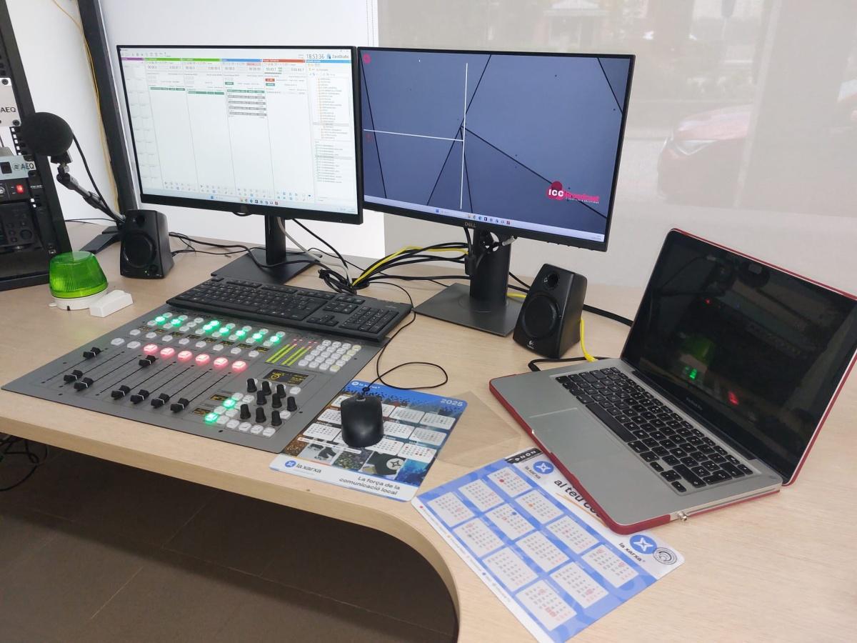ICC Broadcast actualiza Radio Vallromanes con ZaraStudio4 y renueva la infraestructura del estudio