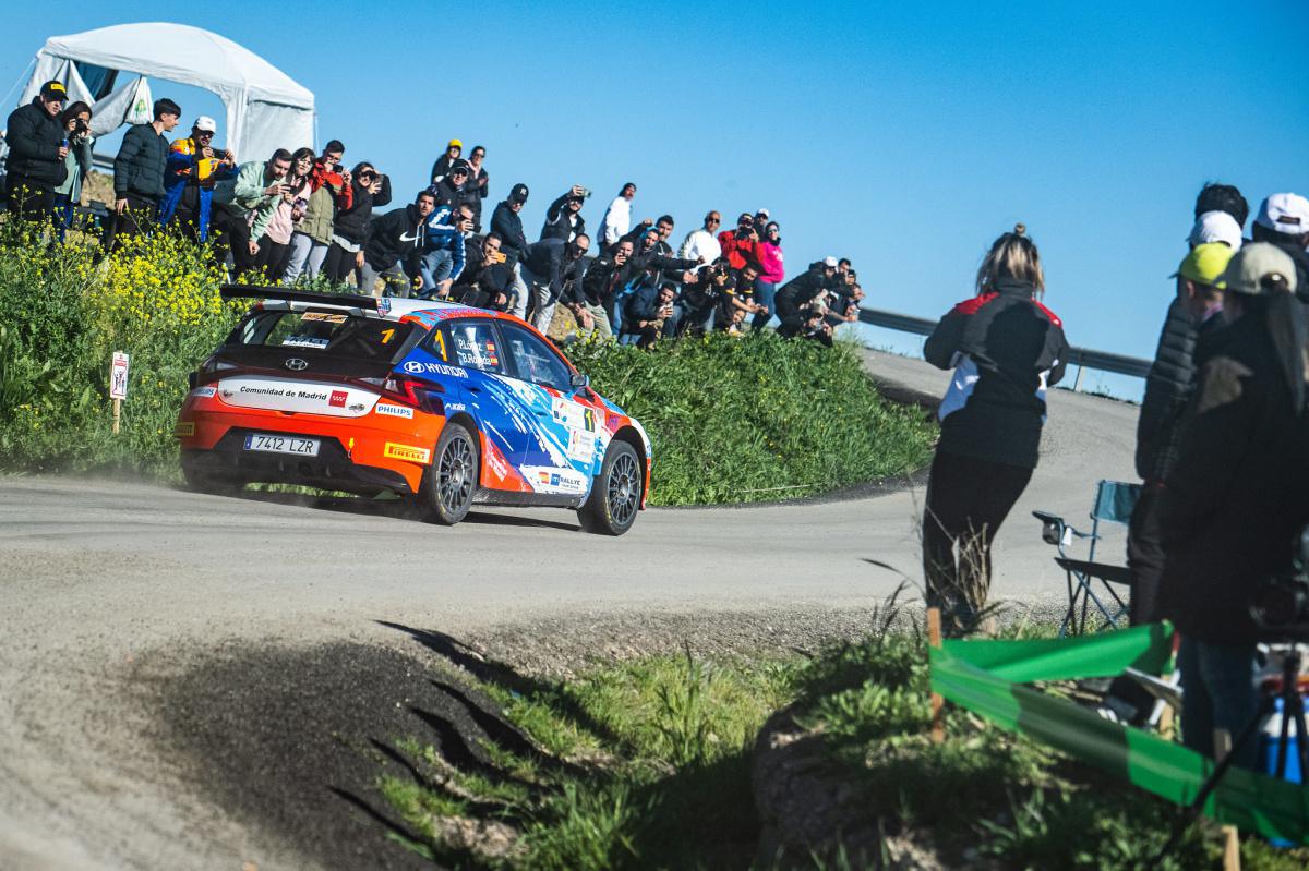 Pepe López y Borja Rozada (Hyundai) marcan el mejor tiempo en el Qualifying Stage del 40º Rallye Internacional Sierra Morena