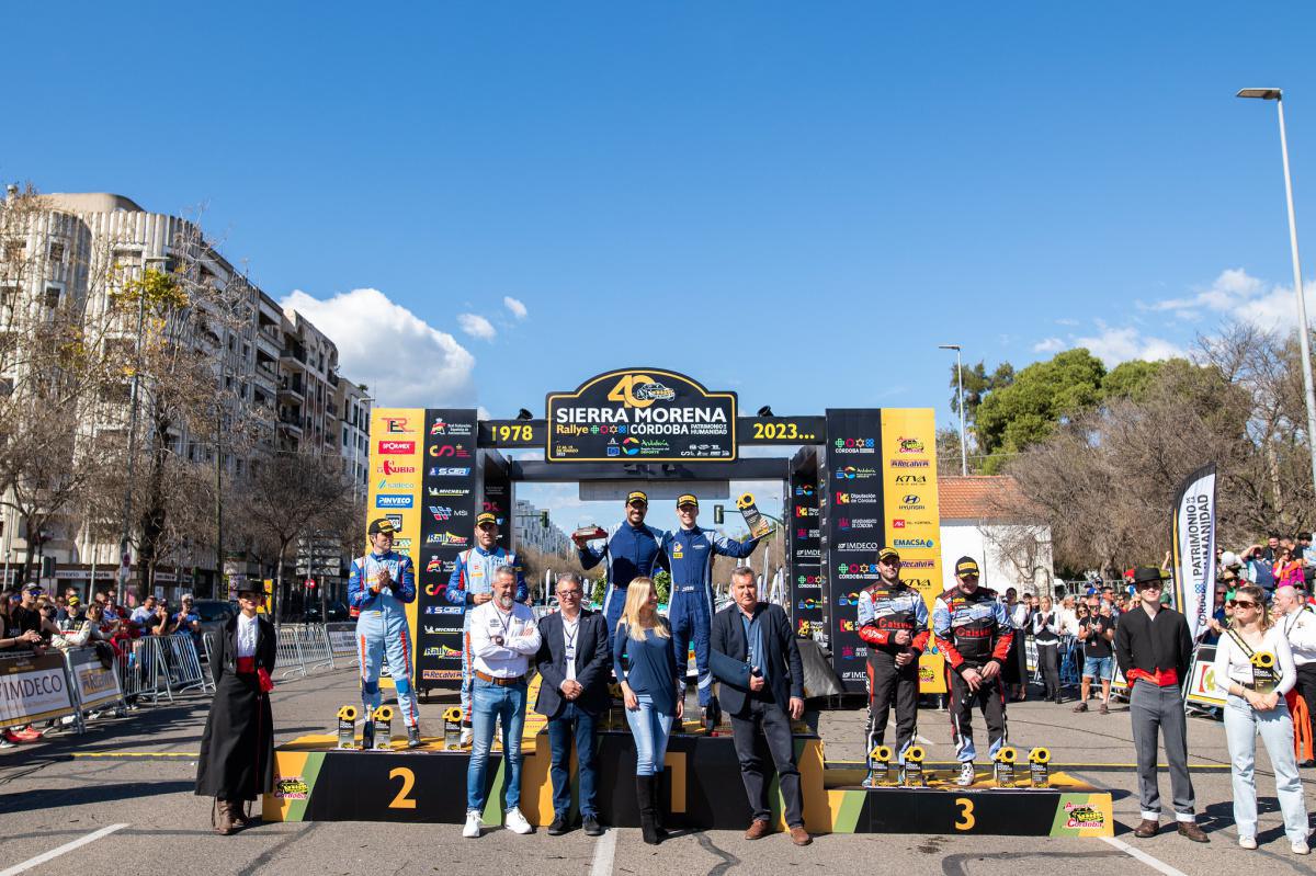 Jan Solans y Rodrigo Sanjuán, ganadores del 40º Rallye Internacional Sierra Morena con Skoda y RaceSeven