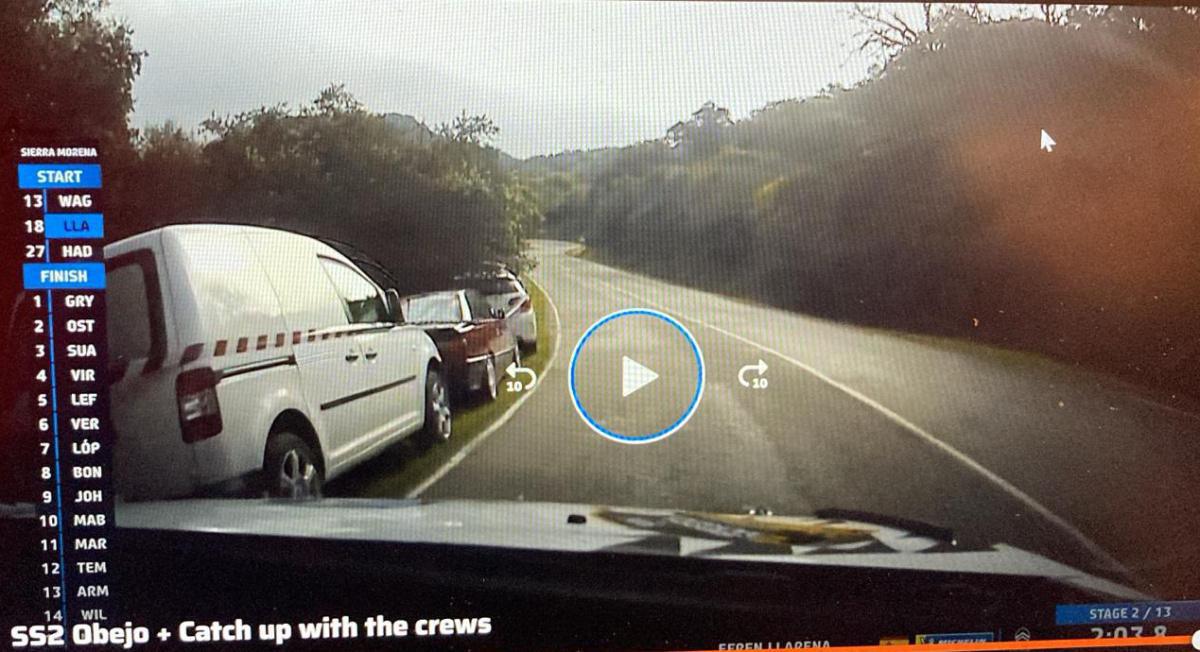 11:24 | TC2 Obejo › AVISO IMPORTANTE. Para la siguiente pasada necesitamos quitar estos coches. La organización irá a vuestro punto, no mováis el coche hasta que os lo digamos y os facilitaremos aparcamiento en el camino del puente que está 100 11:24 | TC2 Obejo › AVISO IMPORTANTE. Para la siguiente pasada necesitamos quitar estos coches. La organización irá a vuestro punto, no mováis el coche hasta que os lo digamos y os facilitaremos aparcamiento en el camino del puente que está 100
