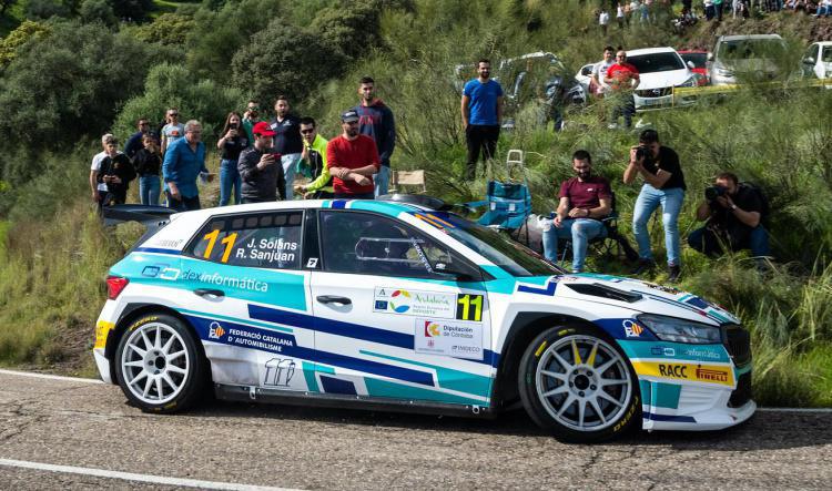 Jan Solans y Rodrigo Sanjuán (Skoda) lideran en el ecuador del 40º Rallye Internacional Sierra Morena