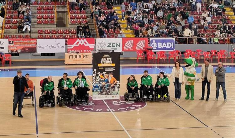 El Rallye Internacional Sierra Morena 2024 presenta el Rallye Atómico junto al equipo de Powerchair Fútbol