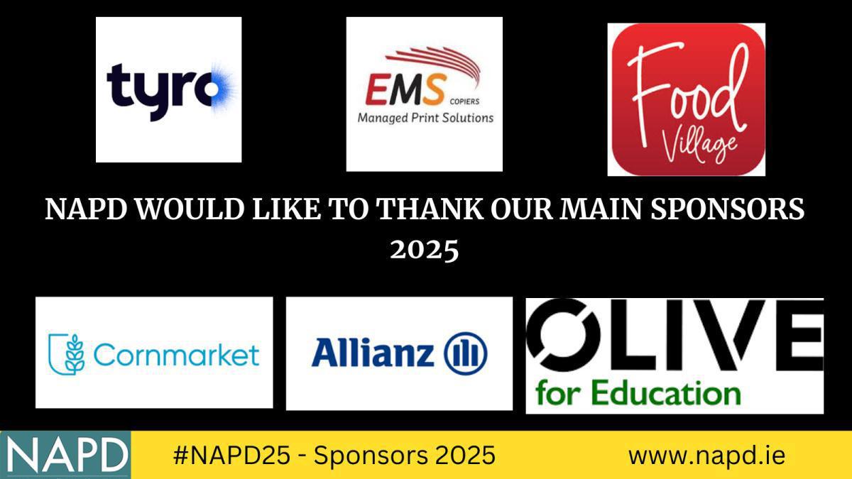 NAPD Conference October 2025 Sponsors