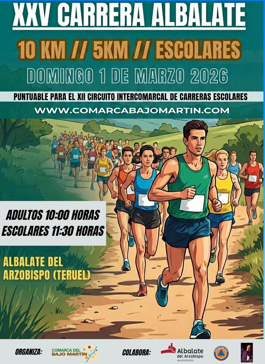 Cartel Carrera Albalate 26
