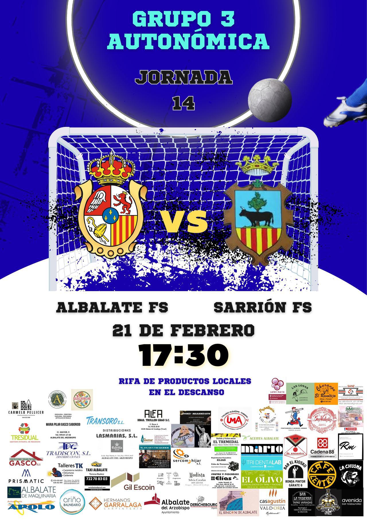 Albalate F.S. 21 febrero