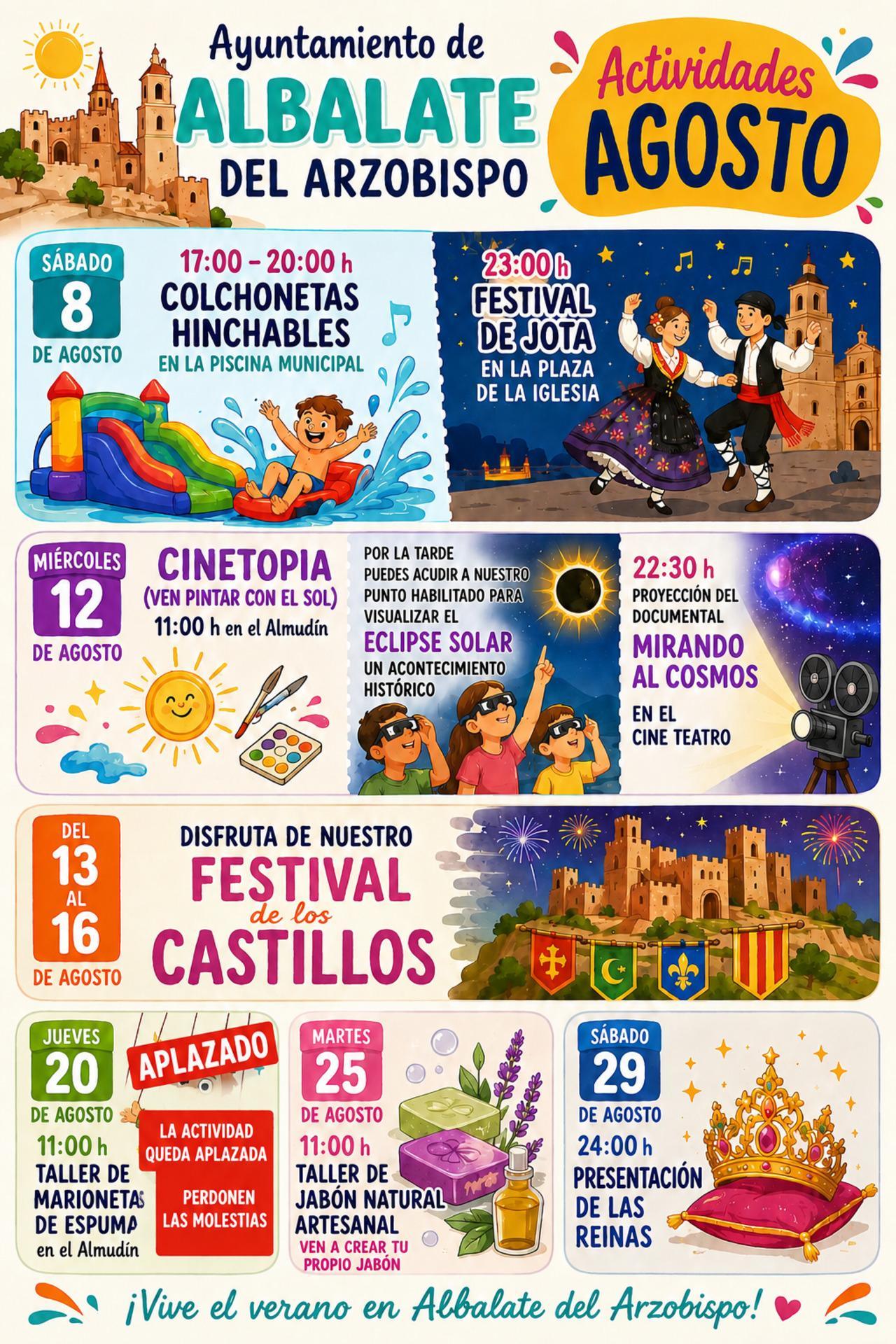 Actividades Agosto CANCELADO