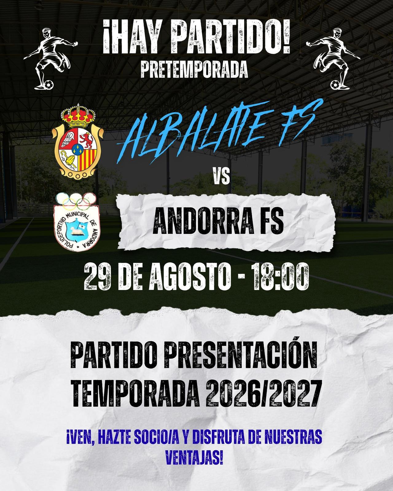 Pretemporada - Albalate F.S. Vs. Andorra F.S.